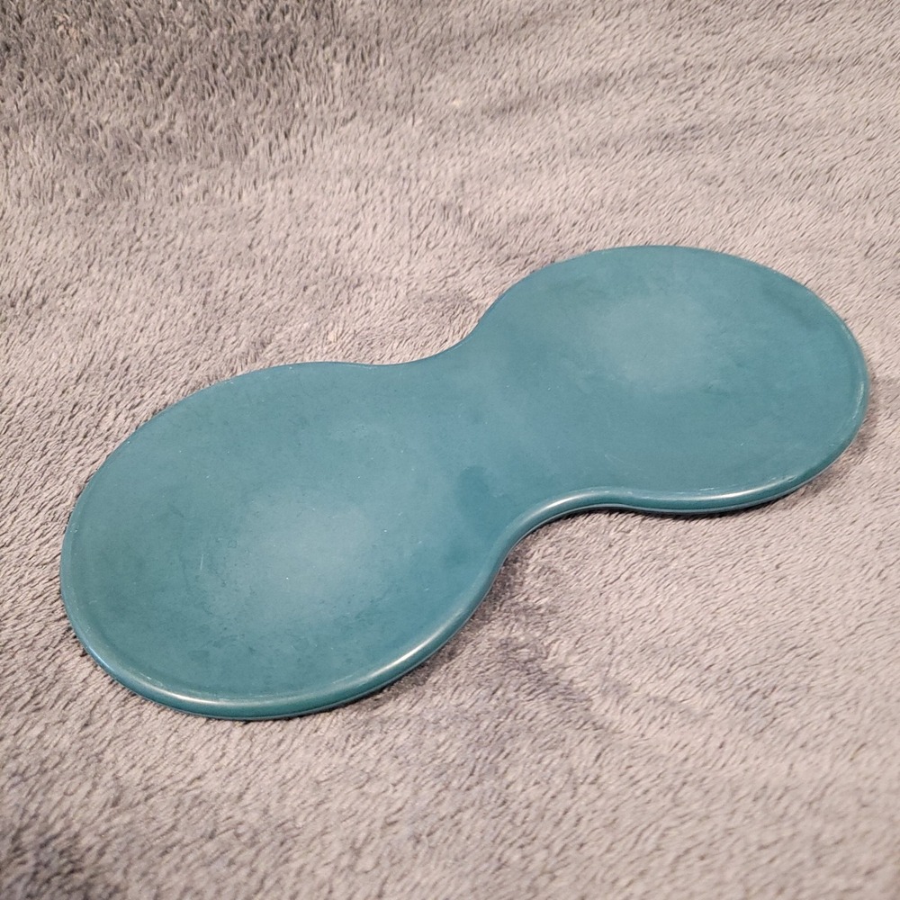 Vintage Tupperware Double‎ Spoon Rest Green 2763A-4